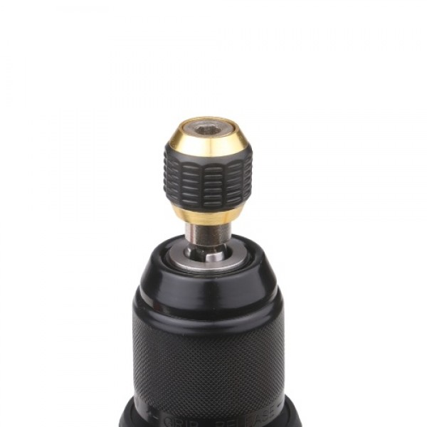 1/4 Hex Shank Quick Release Electric Drill Auto Lock Screwdriver Bit Holder 60mm Quick Change Shank Tool for Screws Nuts Drill D