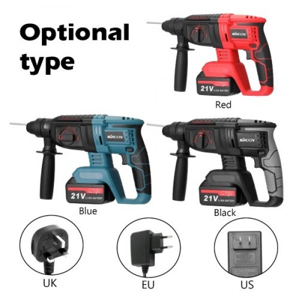 Multifunctional Rotary Hammer Electric Demolition Hammer Impact Drill Punch Power Tools