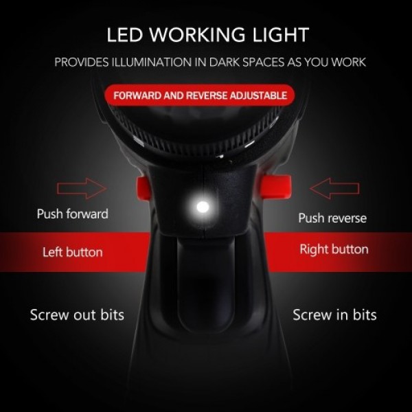 18V Multifunctional Electric Impact Cordless Drill