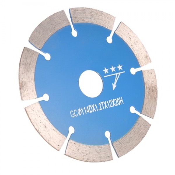 114*1.8*20mm Dry Cutting Segmented Diamond Saw Blade with Cooling Holes 20mm Inner Diameter Stone Cutting For Angle Grinder Arch