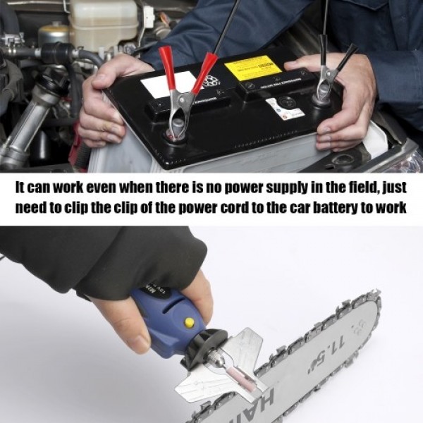 12V Chain Saw Grinding Machine Sharpener Chainsaw Electric Mini Handheld Grinder File Milling Machines