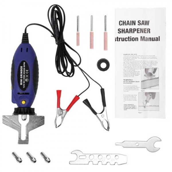12V Chain Saw Grinding Machine Sharpener Chainsaw Electric Mini Handheld Grinder File Milling Machines