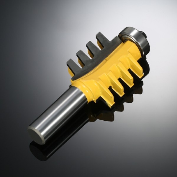 1/2" Shank Reversible Finger Glue Joint Router Bit Cone Tenon Woodwork Cutter Power Tool Wood Milling Chisel Cutter for Woodwork