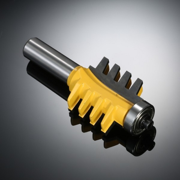 1/2" Shank Reversible Finger Glue Joint Router Bit Cone Tenon Woodwork Cutter Power Tool Wood Milling Chisel Cutter for Woodwork