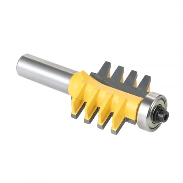 1/2" Shank Reversible Finger Glue Joint Router Bit Cone Tenon Woodwork Cutter Power Tool Wood Milling Chisel Cutter for Woodwork