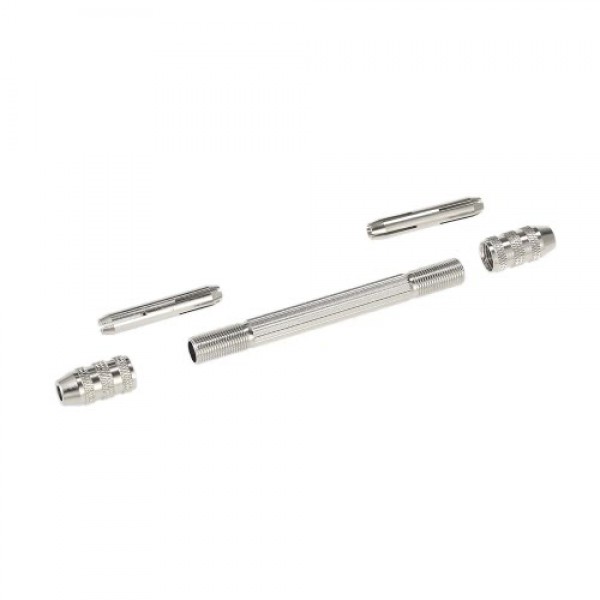 Professional Mini Hand Drill Set with 10pcs High-speed Steel Twist Drill Bit Set High Quality Drill Bit Holder Double Chuck Hand