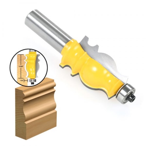 1/2" Shank Architectural Molding Router Bit Anti-kickback Mitered Trimming Milling Cutter Tool Carpenter Woodworking Tools