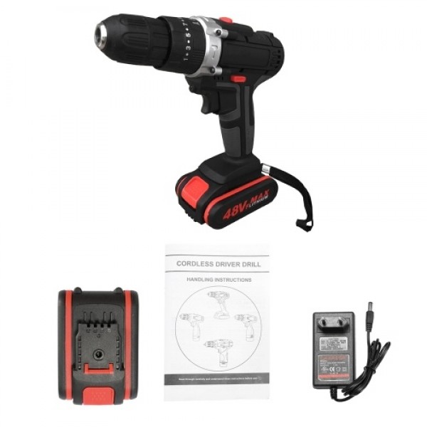 Multifunctional Electric Impact Cordless Drill Hig...