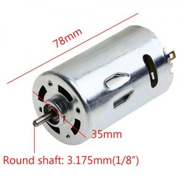DC 12V-36V Lathe Press 555 Motor with Miniature Hand Drill Chuck and Mounting Bracket DIY Tool Set
