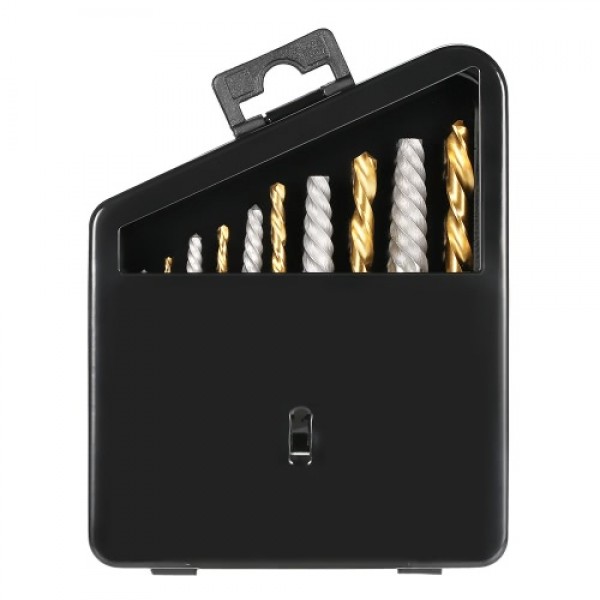 10pcs Cobalt Left Hand Drill Bit Broken Bolt Damag...