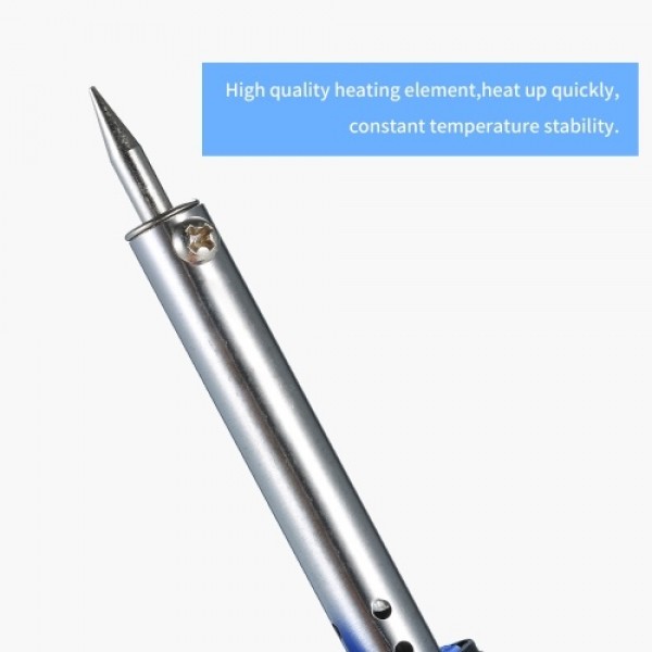 Double Power Electric Soldering Iron Gun type Electric Soldering Iron Power Adjustable Soldering Iron Gun Blue 40W/80W Adjustabl