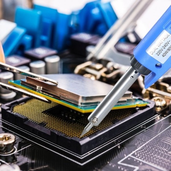 Double Power Electric Soldering Iron Gun type Electric Soldering Iron Power Adjustable Soldering Iron Gun Blue 40W/80W Adjustabl