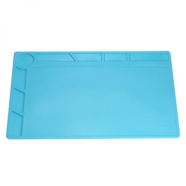 13.4 * 9.1 inch Silicone Heat Insulation Soldering Iron Maintenance Mat Electronics Disassembly BGA Soldering Repair Platform Pa