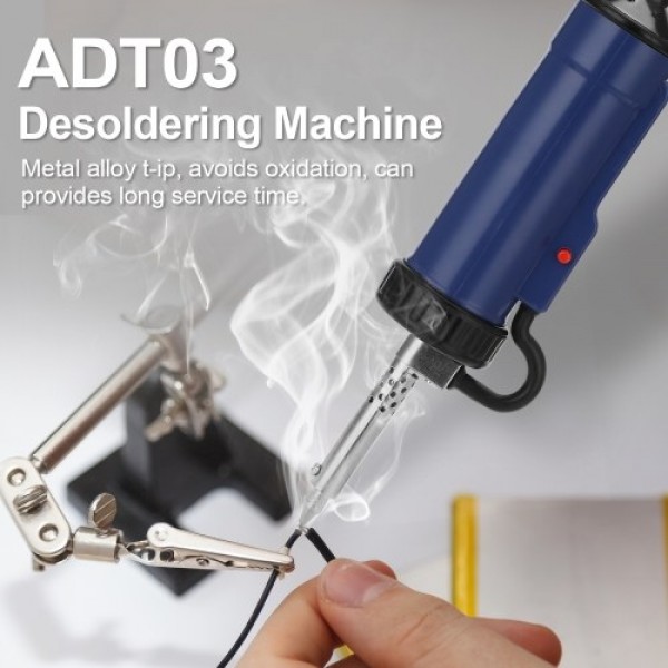 ADT03 Automatic Portable Electric Solder Tin Sucker Vacuum Soldering Remove Pump Desoldering Machine