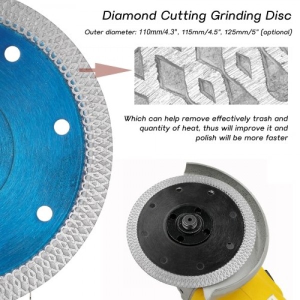 Diamond Cutting Grinding Disc Cut Grind Sharpen Granite Marble Blades