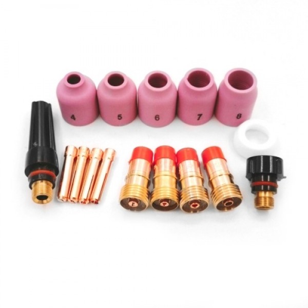 16PCS TIG Weldings Torch Nozzle Rings Cover TIG We...