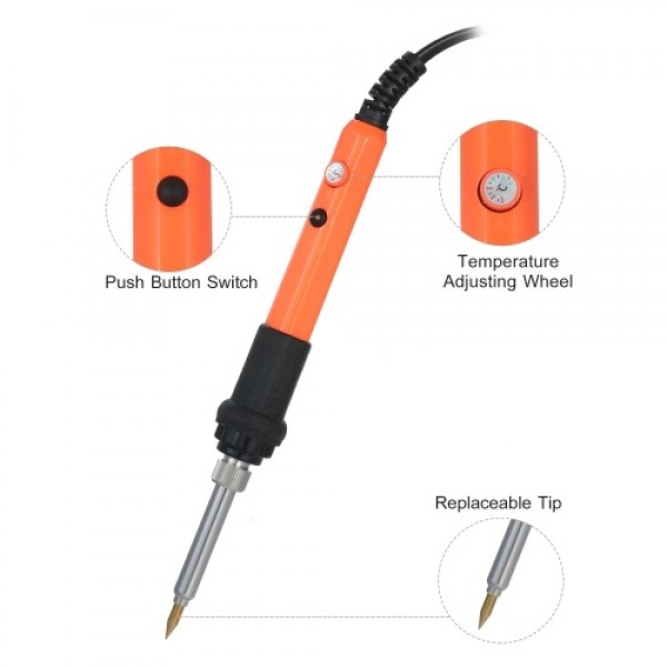 Electric Soldering Iron Kit Welding Iron Adjustabl...