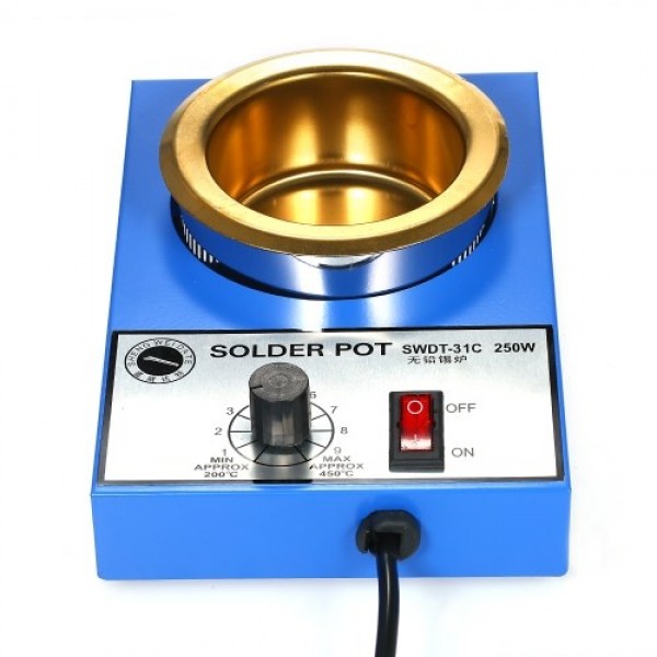 250W 220V 80mm 800g Mini Lead Free Soldering Pot T...