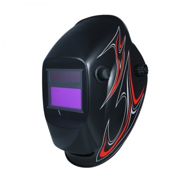Welding Helmet Solar Powered Auto Darkening Protective Helmet Shield with Variable Shade from DIN9 to DIN13 Suitable for ARC TIG
