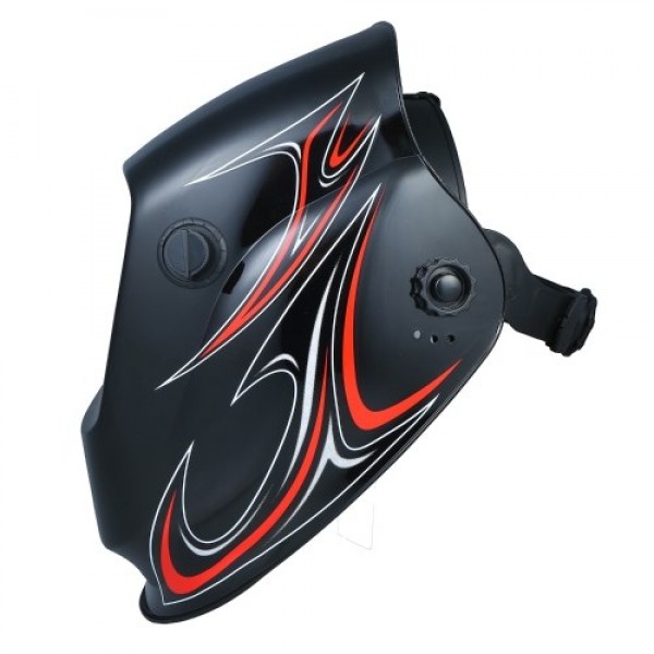 Welding Helmet Solar Powered Auto Darkening Protective Helmet Shield with Variable Shade from DIN9 to DIN13 Suitable for ARC TIG