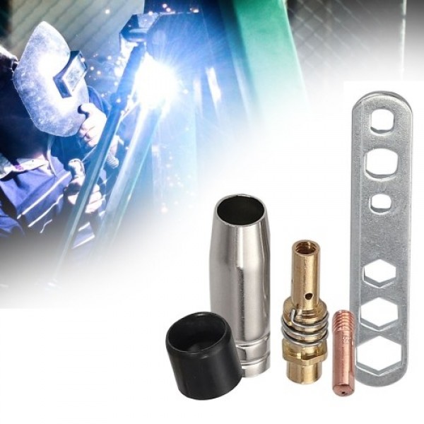 19Pcs MIG/MAG Welding Contact Tips 0.8mm M6 Gas No...