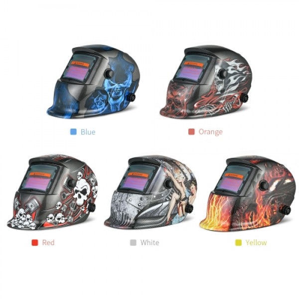 Industrial Welding Helmet Solar Power Auto Darkening Welding Helmet TIG MIG with Adjustable Head Band