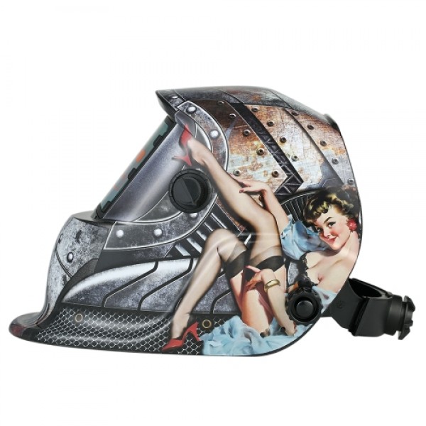 Industrial Welding Helmet Solar Power Auto Darkening Welding Helmet TIG MIG with Adjustable Head Band