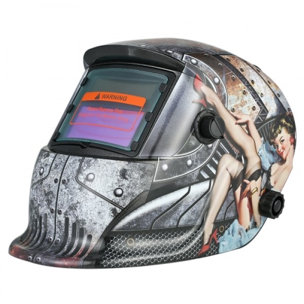 Industrial Welding Helmet Solar Power Auto Darkeni...