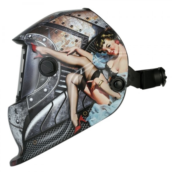 Industrial Welding Helmet Solar Power Auto Darkening Welding Helmet TIG MIG with Adjustable Head Band