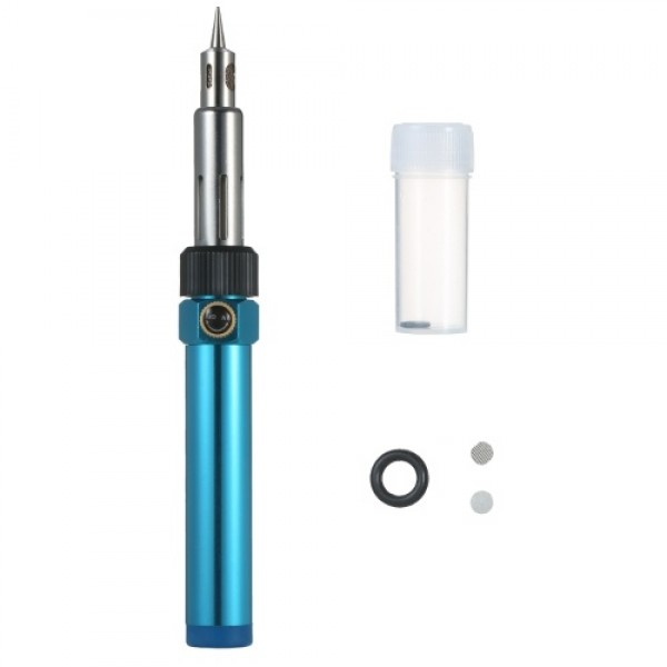 Portable Gas Soldering Iron Butane Soldering Iron Welding Torch Tool with Adjustable Flame 2370℉ High Temp for Electronics Wood 