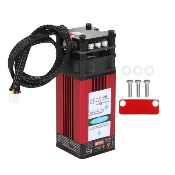 40W Laser Module 450nm Engraving Laser Head High Precision Engraving Metal Wood Acrylic for Laser Engraving Machine CNC Router