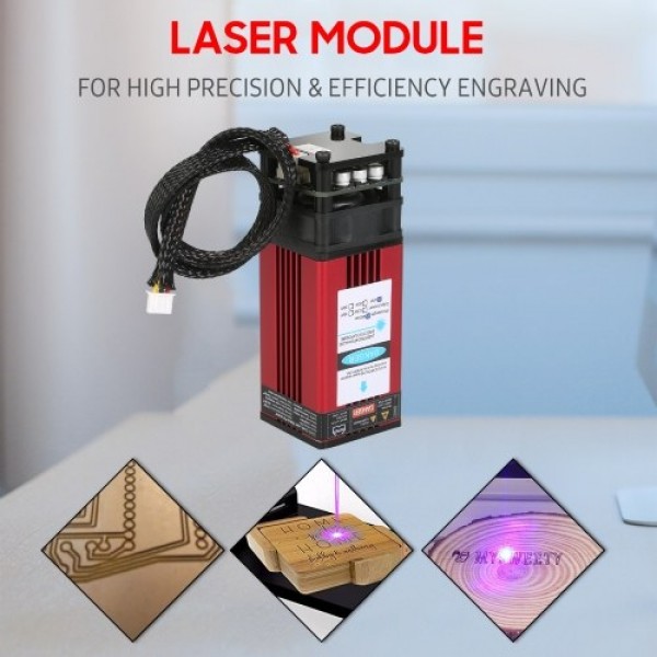 40W Laser Module 450nm Engraving Laser Head High Precision Engraving Metal Wood Acrylic for Laser Engraving Machine CNC Router