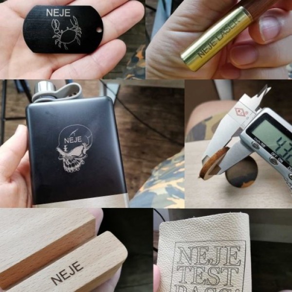 20W Desktop Laser Engraver Machine  DIY Laser Logo Mark Printer for Metal Engraving and Deep Wood Engraving