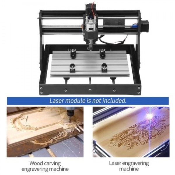 CNC 3018 Pro Router Kit GRBL Control 3 Axis with Offline Controller Plastic Acrylic PCB PVC Wood Carving Milling Engraving Machi
