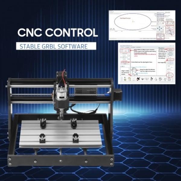 CNC 3018 Pro Router Kit GRBL Control 3 Axis with Offline Controller Plastic Acrylic PCB PVC Wood Carving Milling Engraving Machi