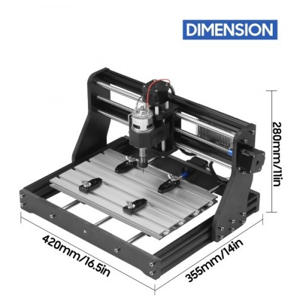 CNC 3018 Pro Router Kit GRBL Control 3 Axis with Offline Controller Plastic Acrylic PCB PVC Wood Carving Milling Engraving Machi