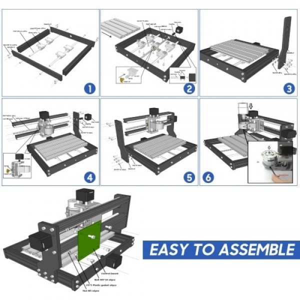CNC 3018 Pro Router Kit GRBL Control 3 Axis with Offline Controller Plastic Acrylic PCB PVC Wood Carving Milling Engraving Machi