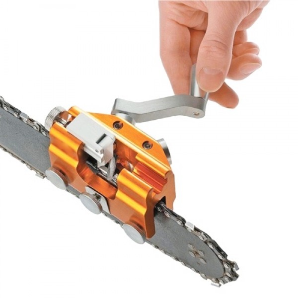 Manual Chainsaw Chain Sharpener Portable Hand-cranked Saw Chain Grinder Household Sharpening Tool Grinding Machine Accessory for