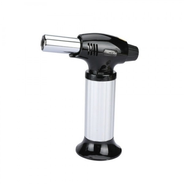 Metal Refillable Blow Torch Home Use Kitchen Portable Flames Adjustable Torch-Lighter Fire Maker with Safety Lock for Cooking/BBQ