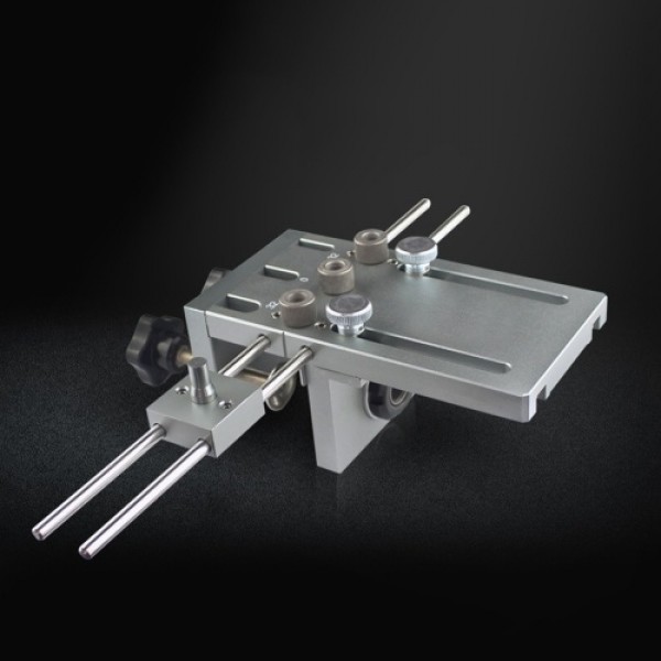 3-in-1 Punch Positioner with Clamp Punching Locator Hole Drill Punch Positioner Guide Locator Jig Dowelling Jig for Furniture Fa