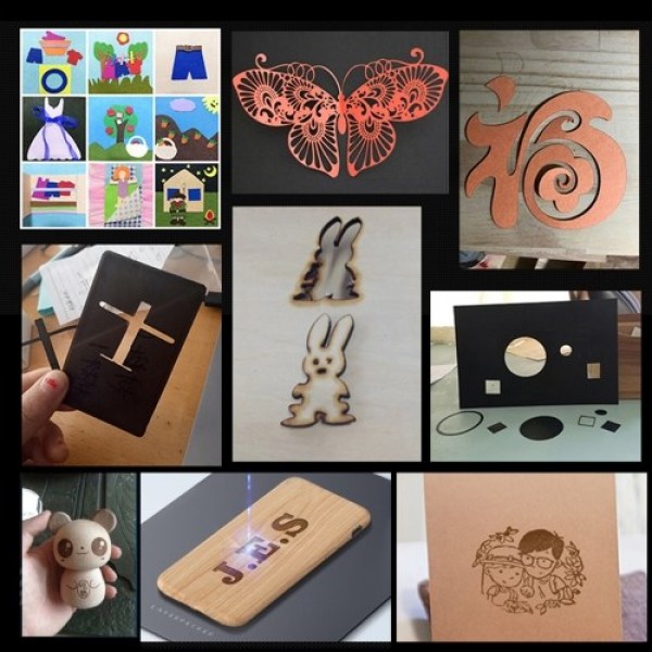 Laser Engraving Machine Offline Control Desktop Laser Engraver Printer Portable Carver DIY Laser Brand Mark Printer Working Area