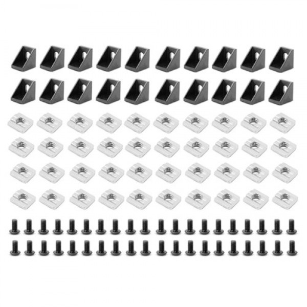 100pcs Aluminum Profile Sliding Hammer Nut Connect...