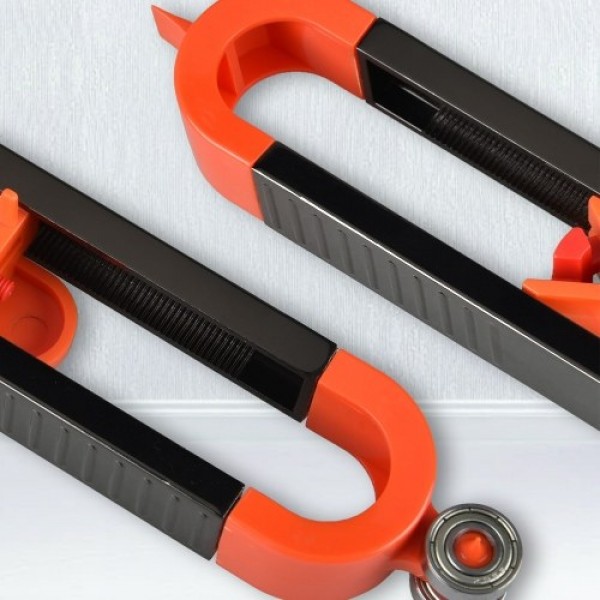 Woodworking Measuring Contour Gauge Multi-function Contour Gauge with Lock Widen Shape Duplication Tool  for Corners Woodworking