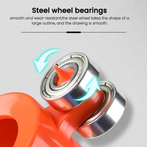 Woodworking Measuring Contour Gauge Multi-function Contour Gauge with Lock Widen Shape Duplication Tool  for Corners Woodworking