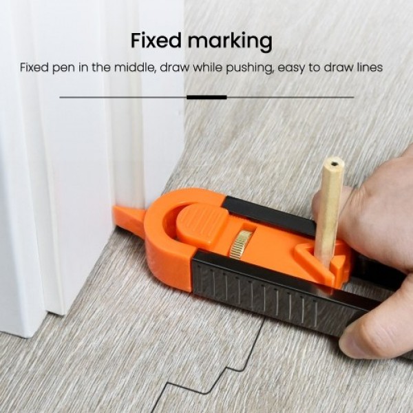 Woodworking Measuring Contour Gauge Multi-function Contour Gauge with Lock Widen Shape Duplication Tool  for Corners Woodworking