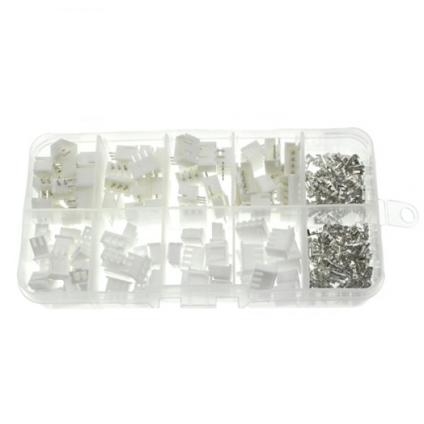 250PCS XH2.54 2P-3P-4P Connector Plug Terminal Soc...