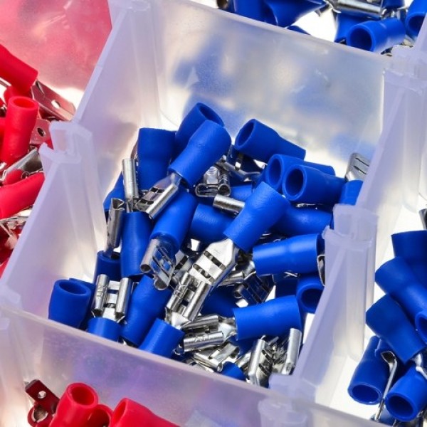 300Pcs Assorted Insulated Electrical Wire Terminal...