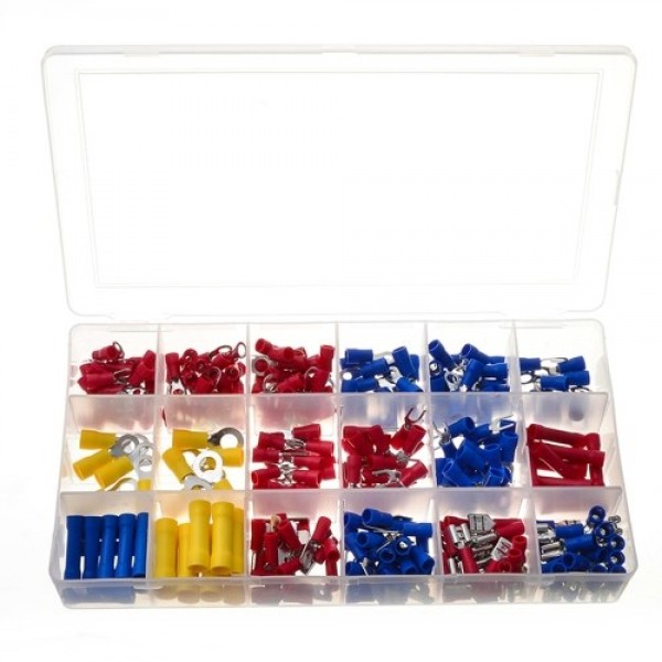 300Pcs Assorted Insulated Electrical Wire Terminal...