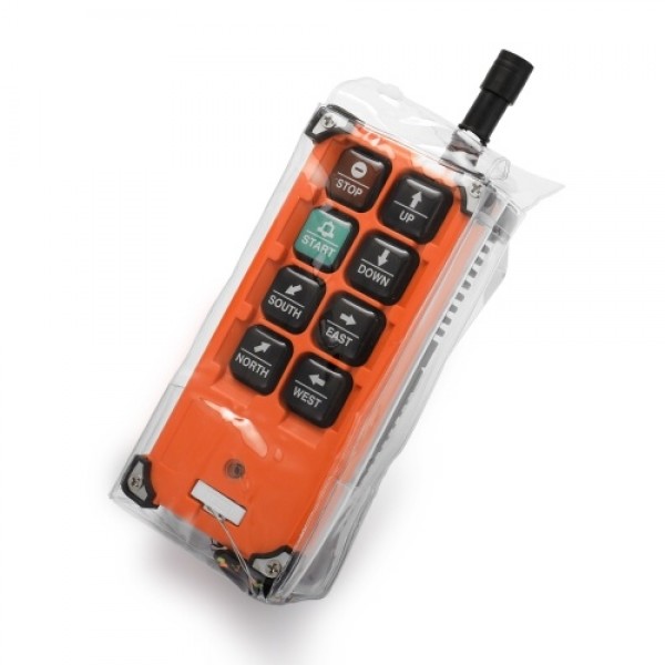 F21-E1B DC12-72V Industrial Remote Controller Switches Hoist Crane Control Lift Remote Control with One Transmitter and One Rece