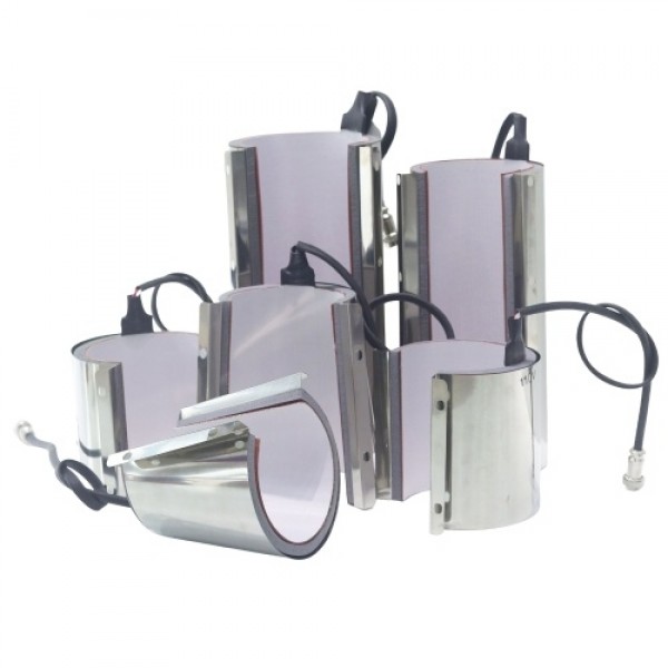 Mug Wrap Clamp Silicone and Iron Sublimation Mug Cup Clamp Mug DIY Cylindrical Heater Mug Heat Press Sublimation Machine Accesso